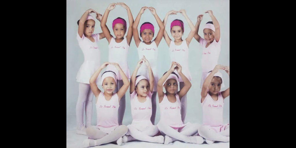 Classe de Bailarina Infantil.